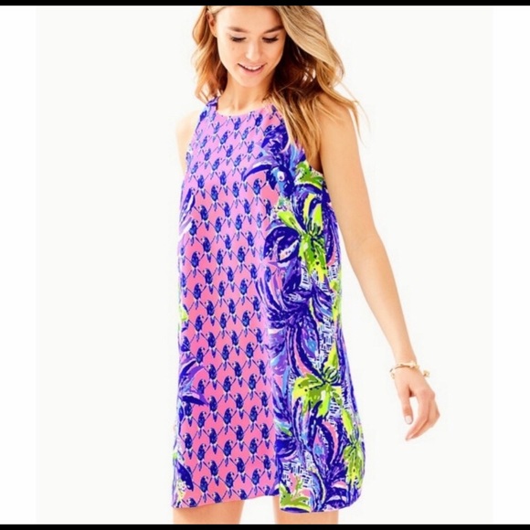 Lilly Pulitzer Dresses & Skirts - NWT Lilly Pulitzer Jackie Silk shift Pecking order